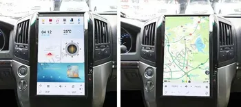 15.6-инчов авто радио Android 12 за Toyota Land Cruiser 200 LC200 2007-2015 Стерео Аудио Мултимедиен плейър GPS Навигация