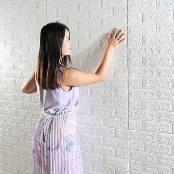 3D стикери на тухлена стена Тапети Декор Полистирен Самозалепващи се Тапети за декориране на всекидневна Декор на стените Фон със собствените си ръце