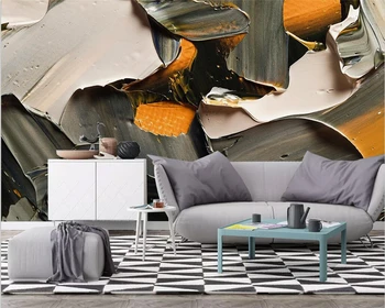 beibehang Индивидуален модерен нов абстрактен съвременен цветен блок геометричен Скандинавски фон за телевизора и дивана papel de parede тапети