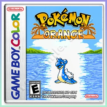 Игри касета Pokemon Orange, игрална карта GBC /GBA, американската версия на английски език в опаковка