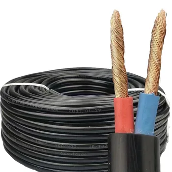 проводник на електрически кабел с многожильным медна сърцевина на 5 м 14Awg 2,5 мм2 RVV, Гъвкава обвивка на кабела, кабели за мощни електроуреди