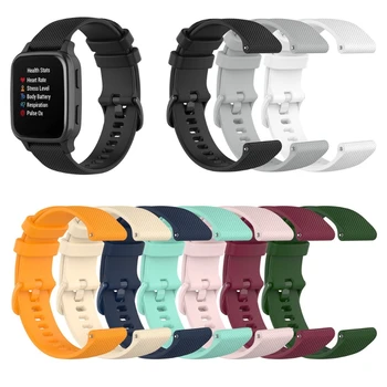 Силиконов 20-мм каишка за часовник -гривна за умни часовници на Garmin venu пл, гривна за часа Amazfit GTS 2, каишка за часовник