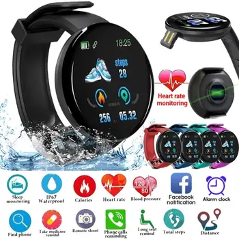 Цифрови led електронни смарт-ръчни часовници, умен-спортни часовници, Bluetooth-съвместим монитор на сърдечната честота за измерване на кръвно налягане, фитнес-тракер